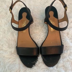 Ferragamo block heels